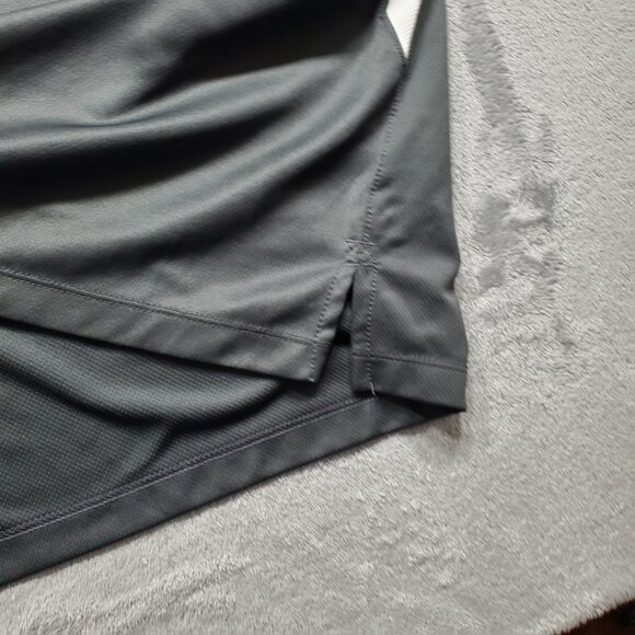 Nike Dri-Fit Performance Polo Marshall Softball Logo Gray Shirt Men Sz XL - Picture 9 of 12